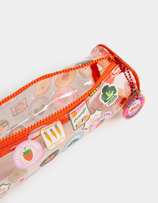 Cartucheras PVC Cartuchera Stickers - Combinacion Multicolor