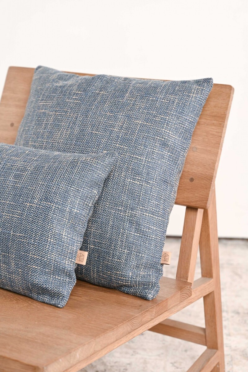 Almohadón Texturado Rectangular Azul