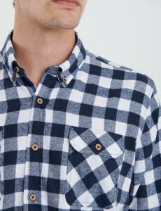 012600 CAMISA HARRY Azul Osc/bla
