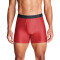 UA PERFORMANCE TECH - SOLID 6 IN 3PK RED-600