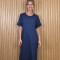 Vestido Agapanto Azul Marino