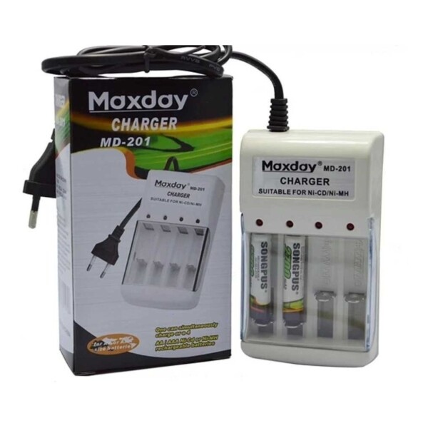 Cargador De Pilas Recargables Aa Y Aaa Slot Para 4 Pilas Cargador De Pilas Recargables Aa Y Aaa Slot Para 4 Pilas