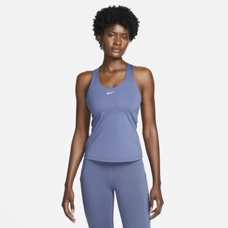 Top Nike Training Dama Swoosh Bra Tank Diffised Blue/Dfsdbl S/C