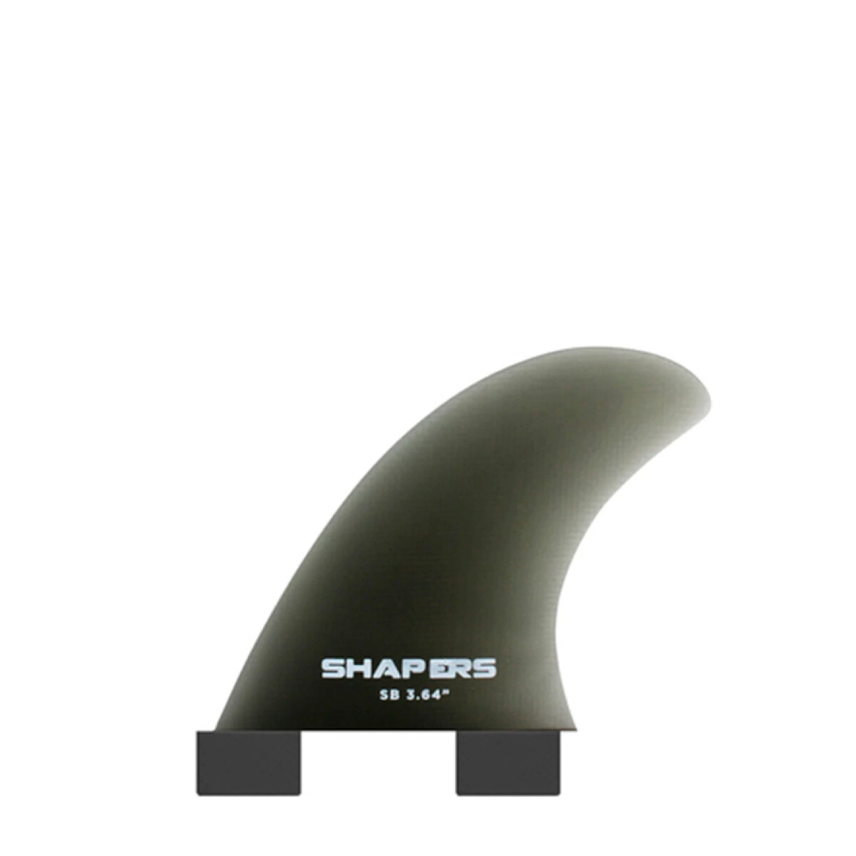 Quilla Shapers Classic Side Bites - 3.64” Transparent Black FCS 