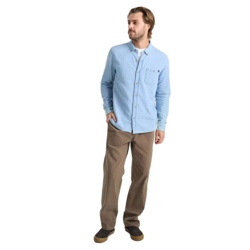 Camisa Roark Scholar - Celeste Camisa Roark Scholar - Celeste