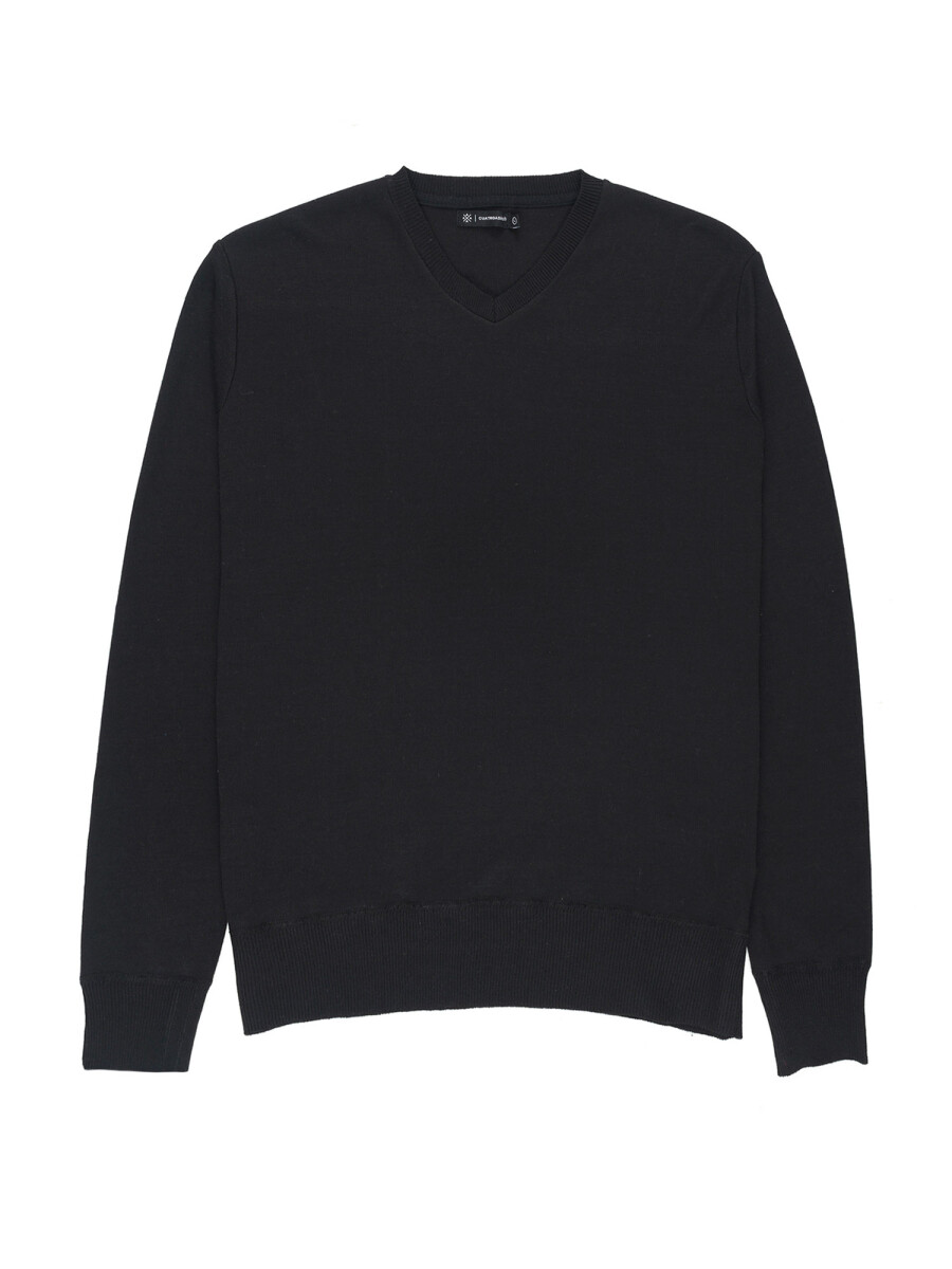 Sweater básico - negro 