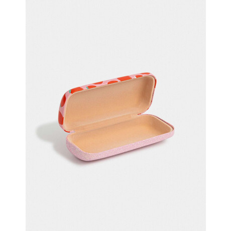 Estuche De Anteojos Rígido Rosa Claro