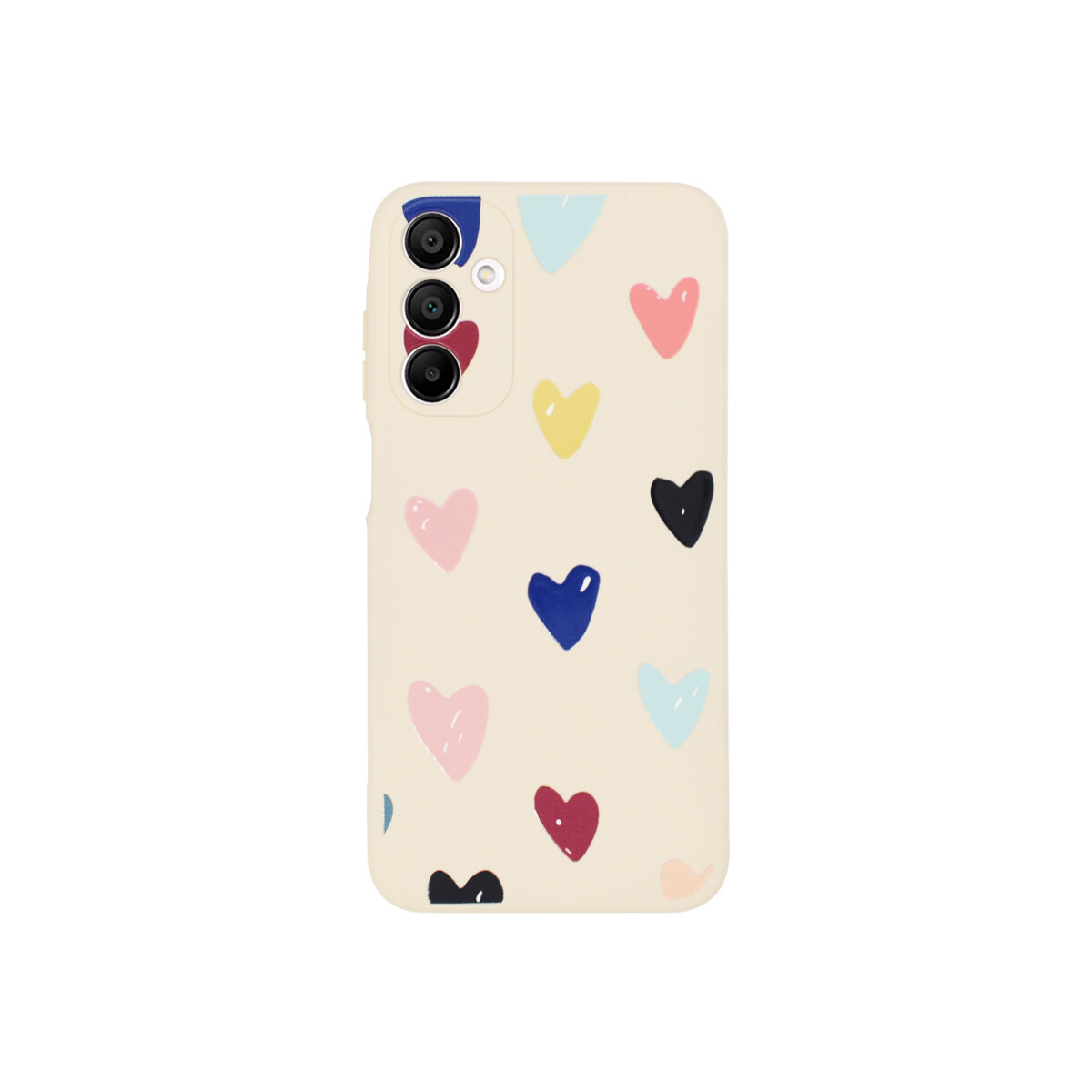 Protector engomado para Samsung Galaxy A14 diseño corazones 