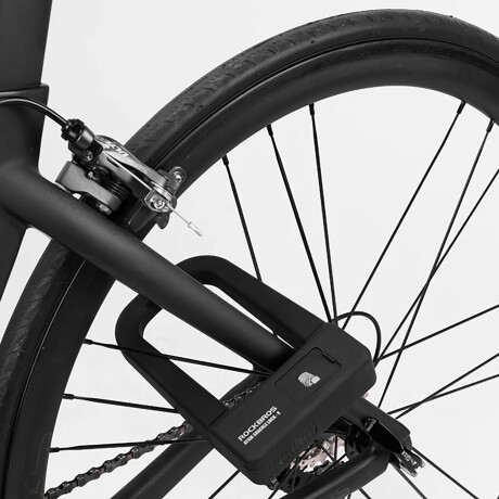 Rockbros - Candado en u para Bicicleta - Reconocimiento de Huella Dactilar. Capacidad 20 Huellas. Li 001