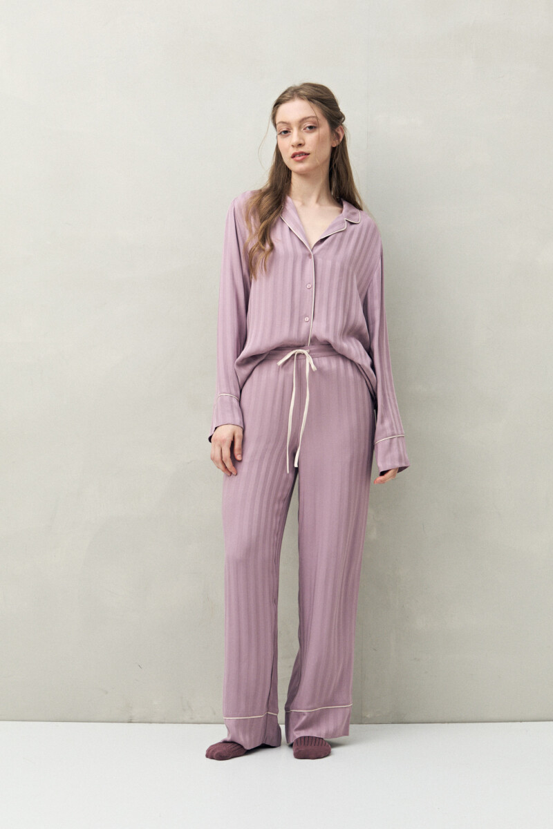 PANTALÓN GERANIO Lila Grisáceo