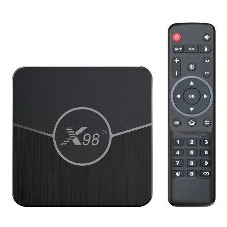 X98PLUS Tv Box Inteligente Android 11. Wifi 2,4 Ghz / 5,8 Ghz. 4GB Ram. 64 GB Rom. 4K. Amlogic S905W 001