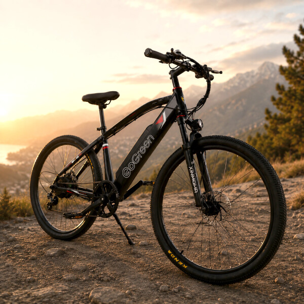 Bicicleta Electrica Gogreen Mountain 27.5 250W 36V Shimano Variante Color Negro