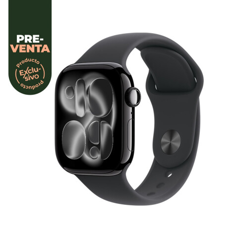 Apple Watch Series 11 GPS 42mm Jet Black Aluminium Case Black Sport Band S/M Apple Watch Series 11 GPS 42mm Jet Black Aluminium Case Black Sport Band S/M