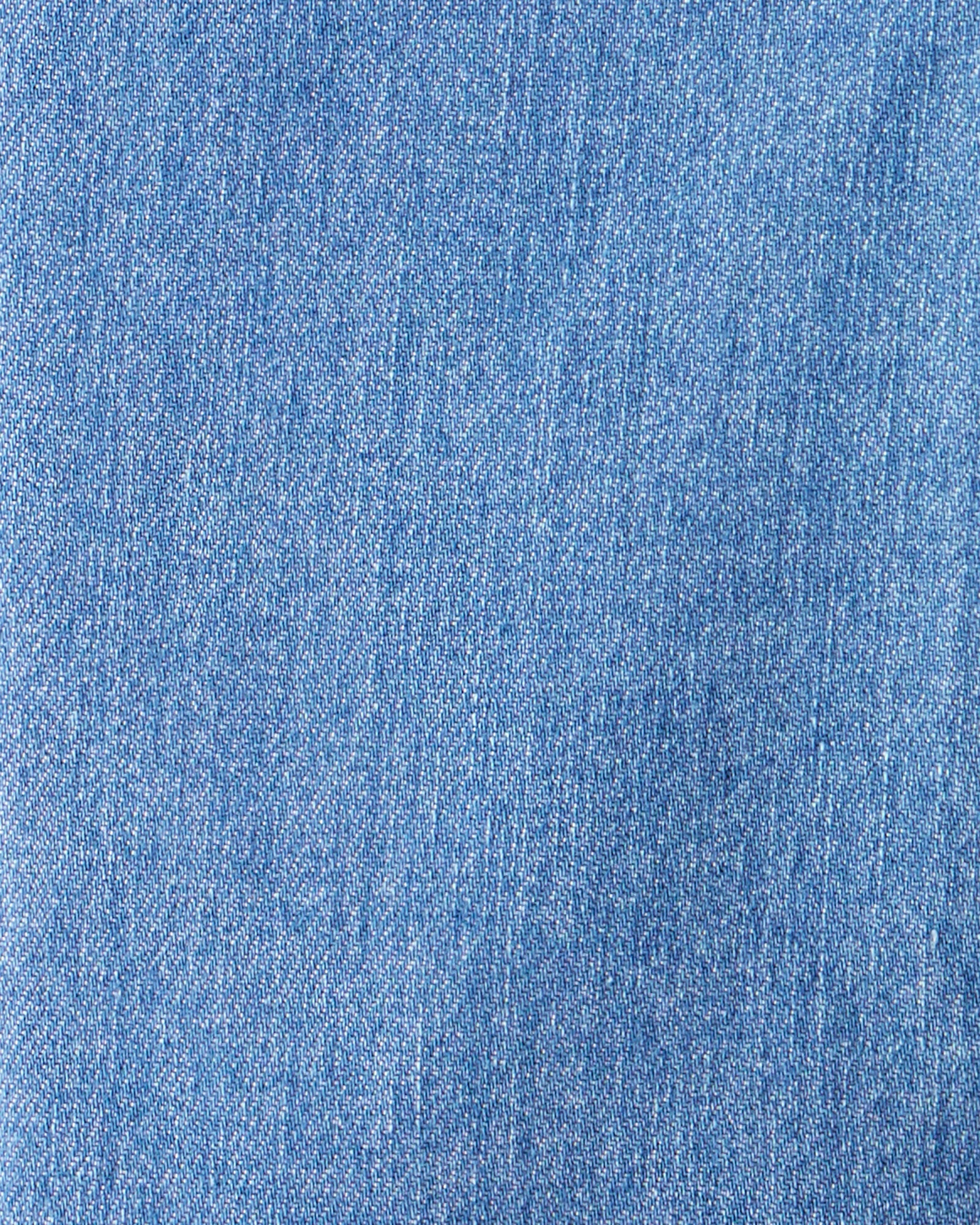 Set dos piezas, pantalón jean y buzo de algodón, bordado perro Sin color
