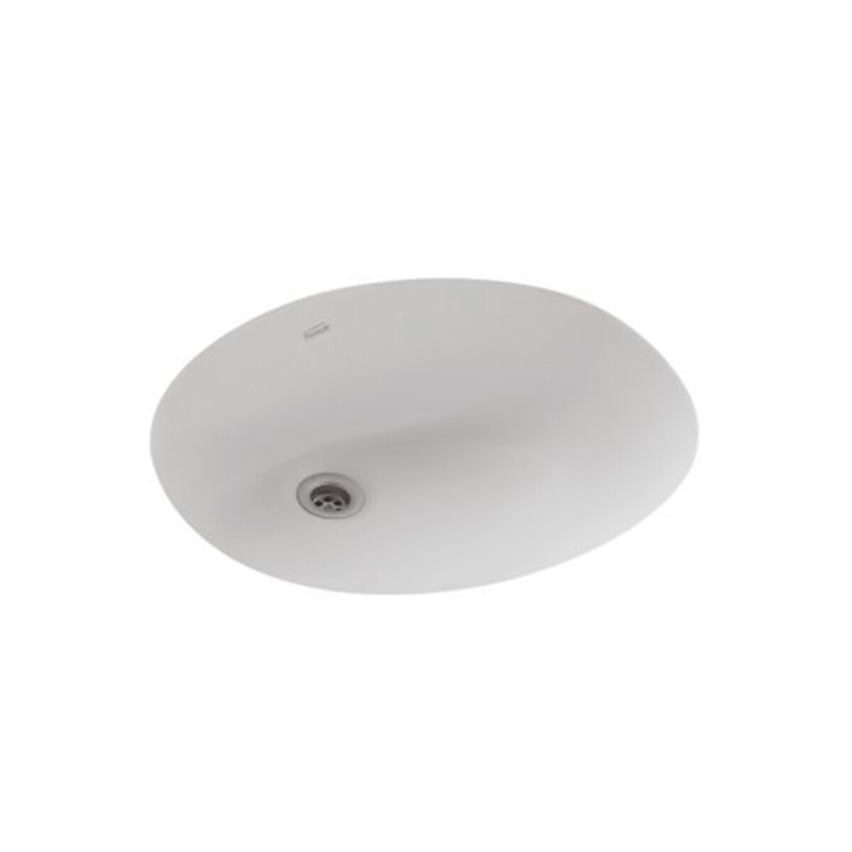 Bacha Circular De Loza Blanca Para Empotrar 46X34X19 