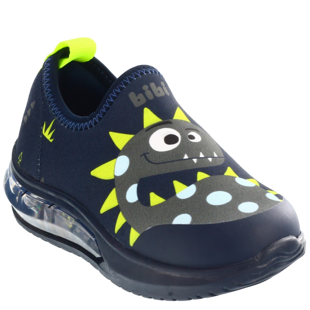 Championes Infantiles Bibi Space Wave 3.0 - Azul Marino - Amarillo - Gris 