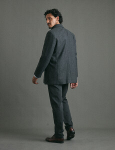 300261 SOBRETODO HARRINGTON SELECT Gris Oscuro
