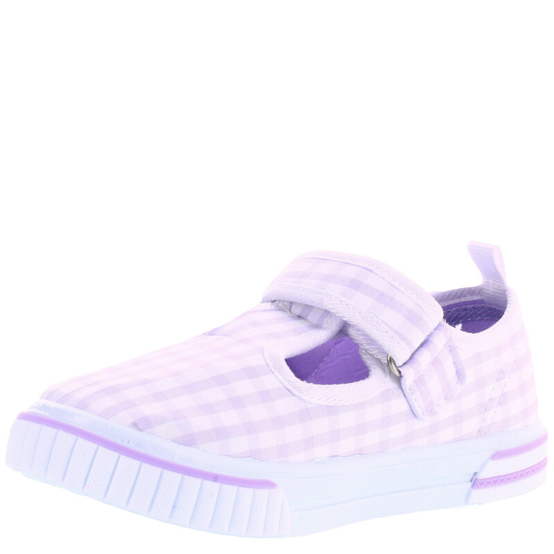 Guillerminas de Niña MINI Miss Carol MUM con tela a cuadros Lila