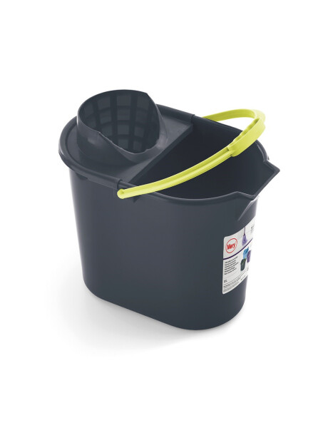 BALDE C/ESCURRIDOR 12L GRIS MERY. 34x25x29CM BALDE C/ESCURRIDOR 12L GRIS MERY. 34x25x29CM