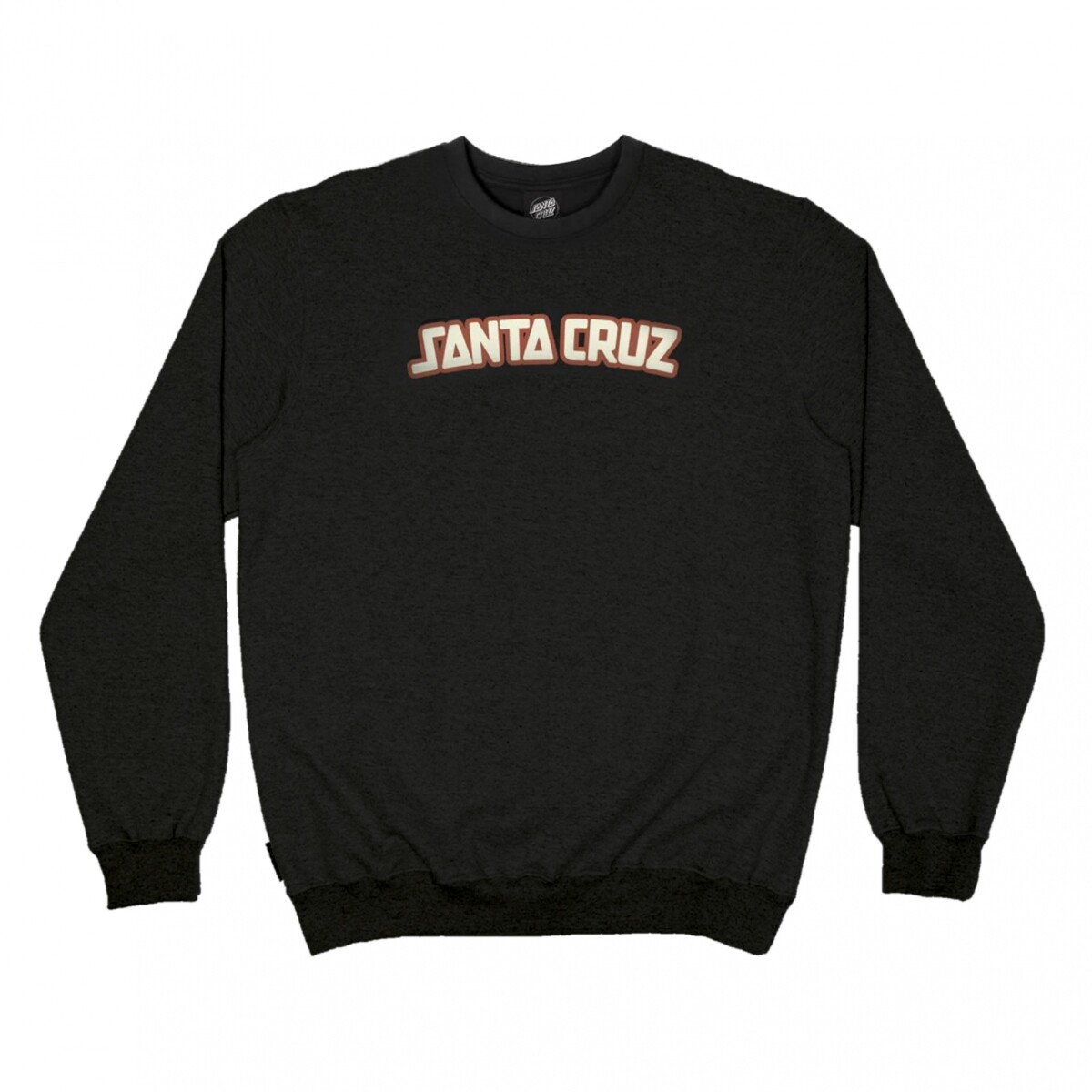 BUZO SANTA CRUZ ARCH STRIP FRONT CREW - Black 