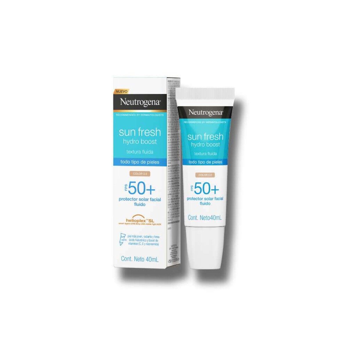 Neutrogena Sun Fresh 40ml - Hydro Boost fps50+ color 2.0 