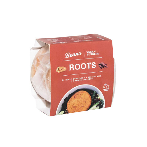 Burgers Roots mijo, boniato y zanahoria Beans Burgers Roots X4 Beans
