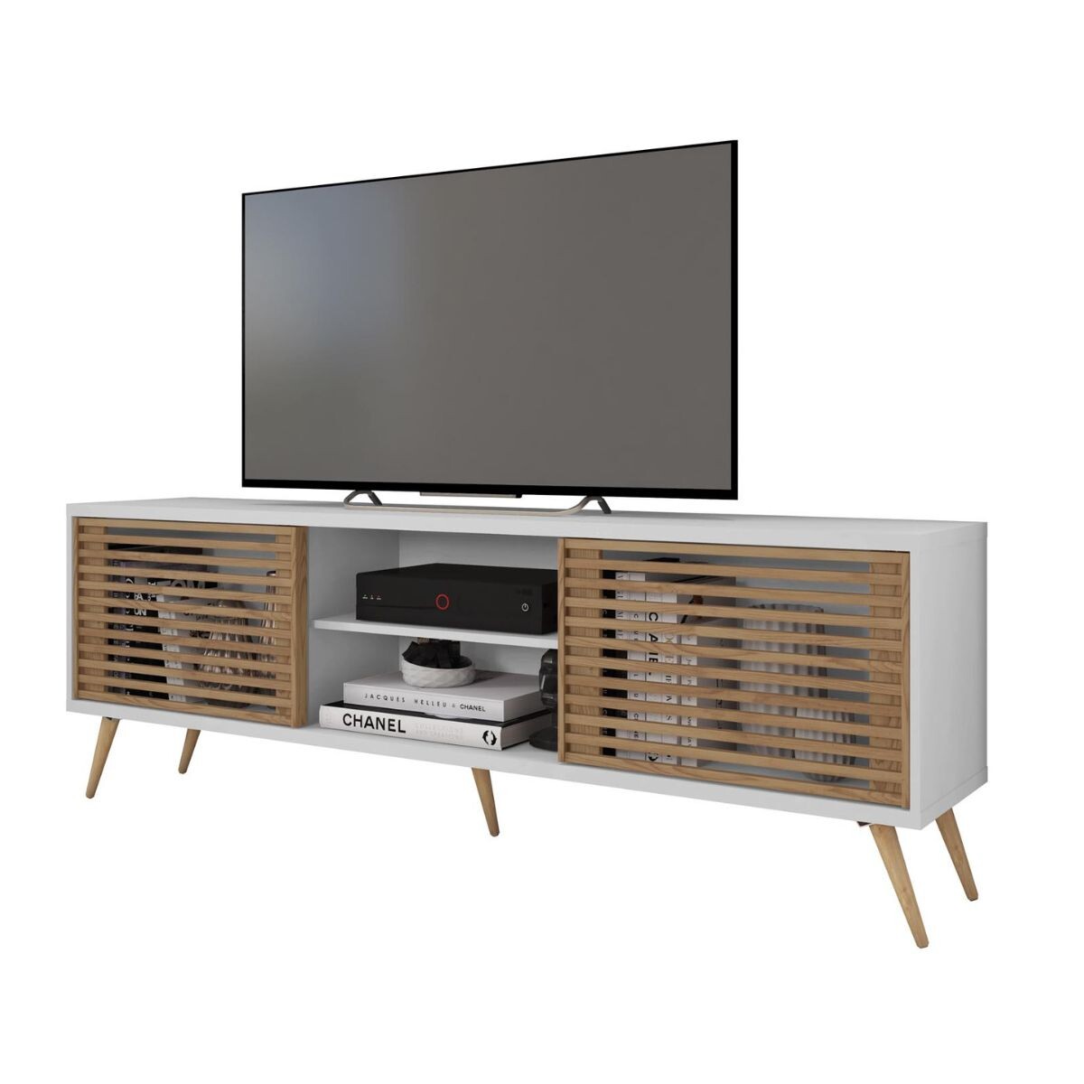 Rack Frizz Grande - Blanco / Buriti 