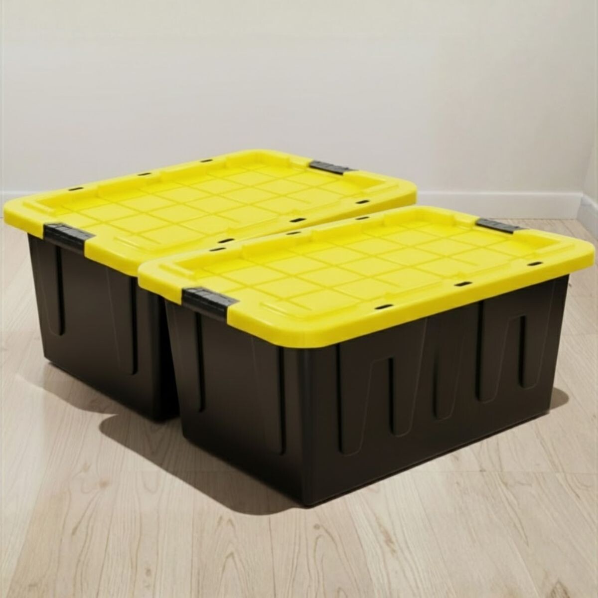 Set x2 Baúl multiuso 110lts - NEGRO 