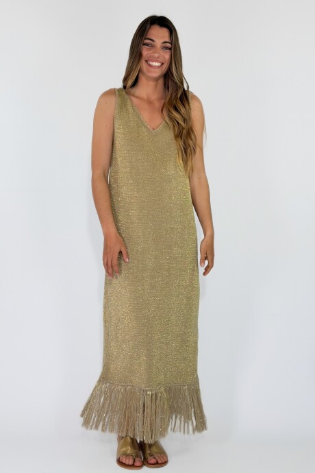 VESTIDO LUMINA Dorado