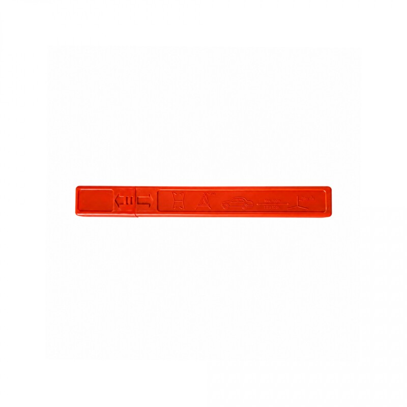 Baliza Triangular Plegable Con Estuche Rojo Baliza Triangular Plegable Con Estuche Rojo