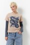 REMERA REPTILE Beige