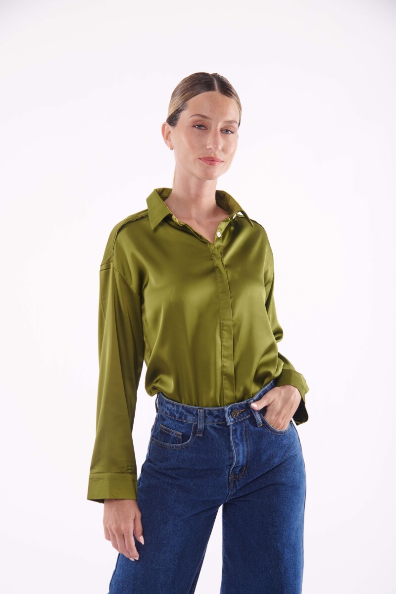 CAMISA VALENIA VERDE OLIVA