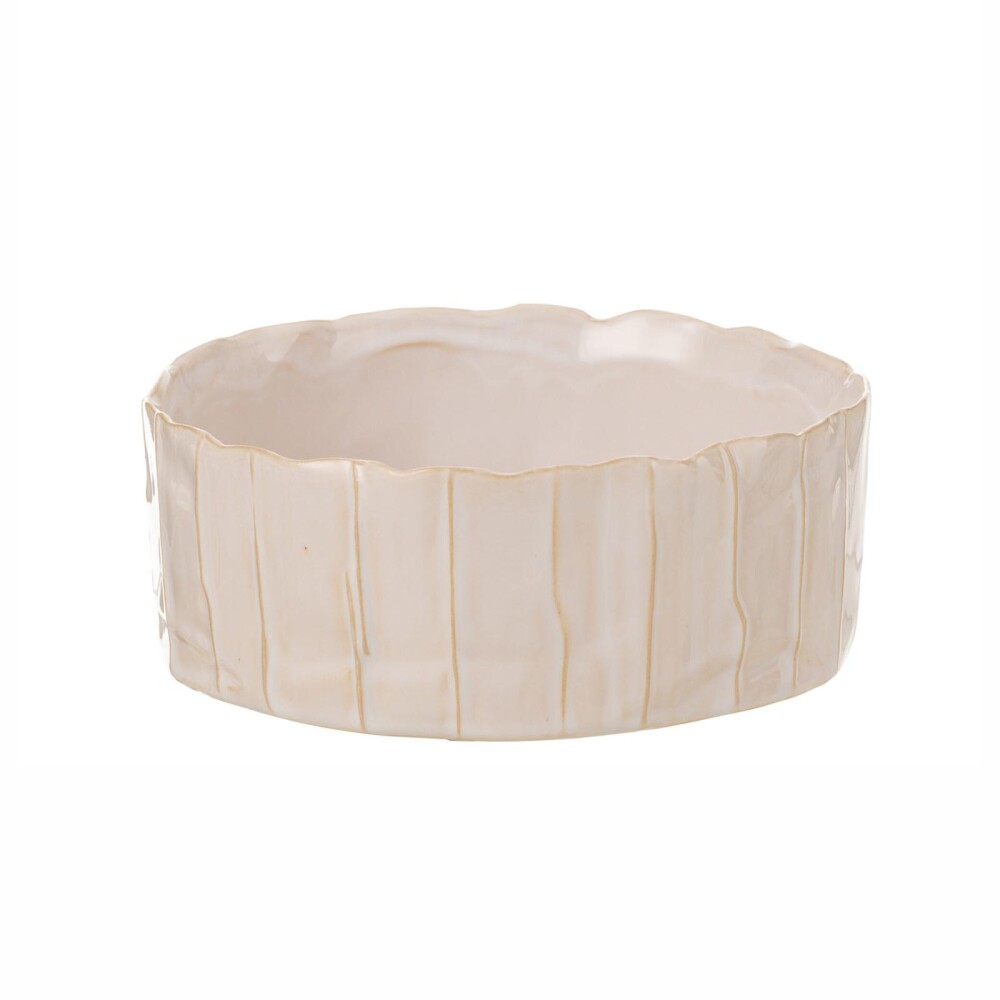 BOWL DECORATIVO NATURAL/BEIGE CERÁMICA 23042