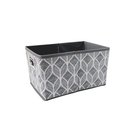 Canasto organizador plegable de tela 27x18x17cm Canasto Organizador Plegable De Tela 27x18x17cm