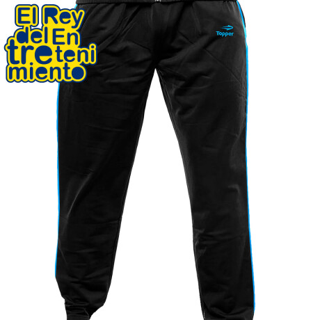 Equipo Deportivo Topper Campera + Pantalón Hombre Negro/Azul
