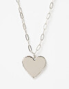 Collares Largos Metal Collar Largo Corazón Young - Plateado Rodio