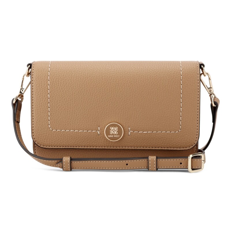 Small Leather Goods Nami Slg Wallet On A String Dark Camel
