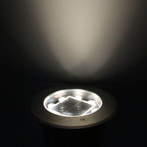 Luminaria de embutir piso solar cálida IP65 Ø180 IX4902