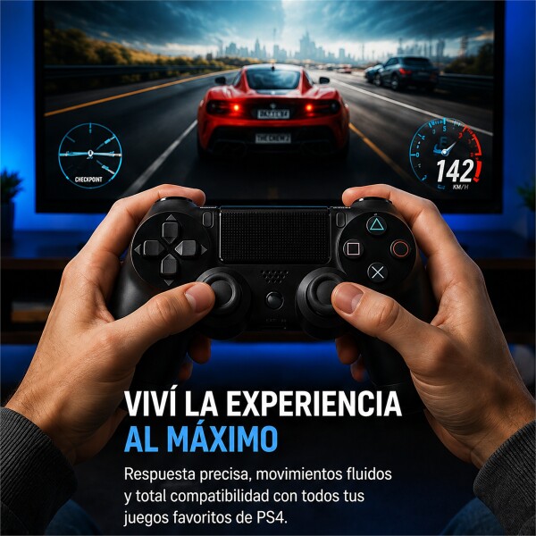 Joystick Inalámbrico para PS4 con Bluetooth y Batería Recargable Negro 1