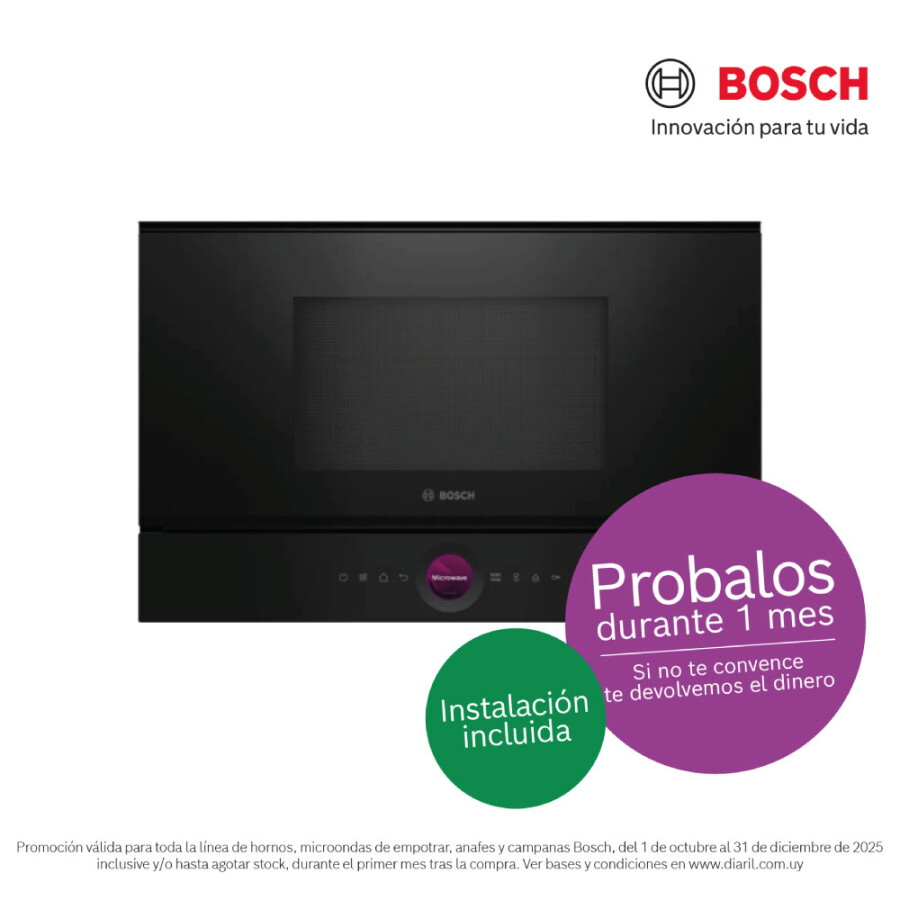 Microondas de empotrar Bosch Gourmet BFR7221B1 Microondas de empotrar Bosch Gourmet BFR7221B1