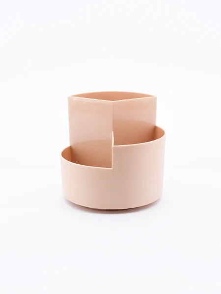 ORGANIZADOR BAÑO CIRCULAR ROSADO