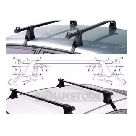 RACK PORTA EQUIPAJE - BARRAS TECHO UNIV. SIN GOTERO 120CM REFORZADO WESTON RACK PORTA EQUIPAJE - BARRAS TECHO UNIV. SIN GOTERO 120CM REFORZADO WESTON