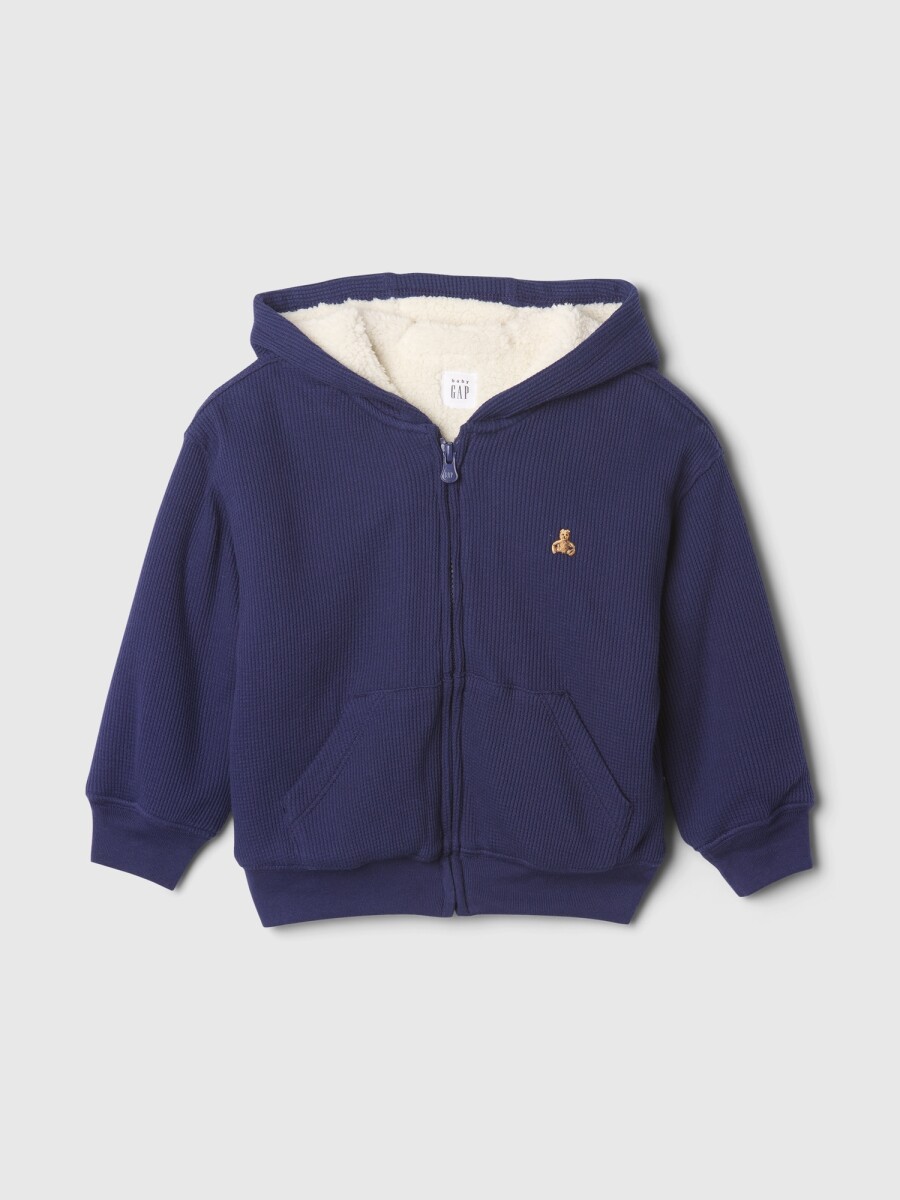 Canguro Con Corderito Con Cierre Toddler Niño - Twilight Navy 