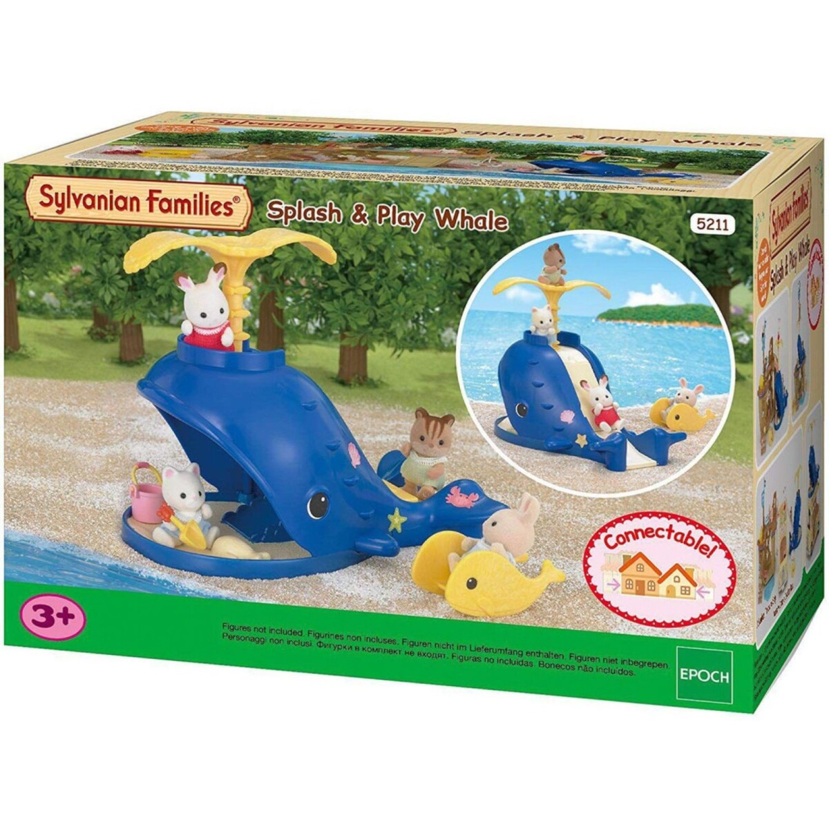 Sylvanian Families Ballena Con Salpicador Juguete Niños 