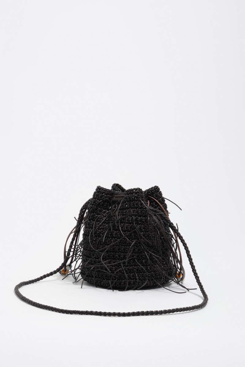 BOLSO MINI TRENZADA Marron