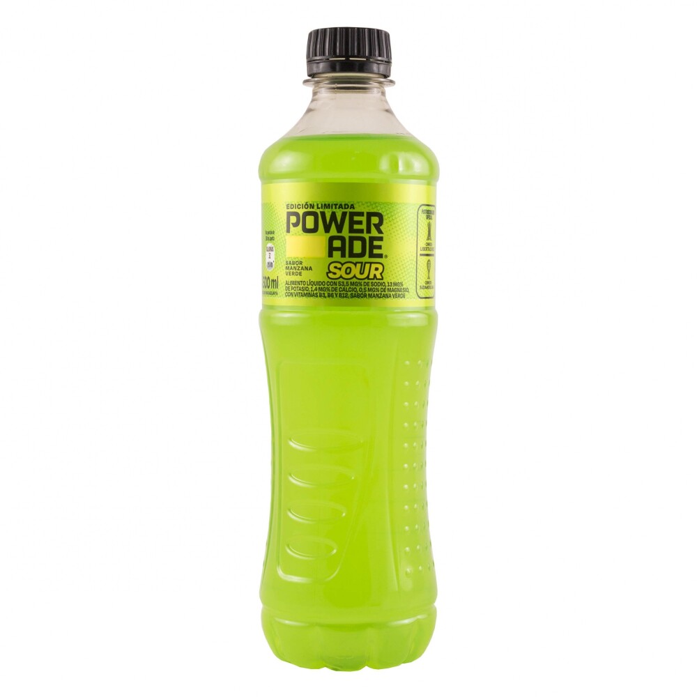 POWERADE SOUR MANZANA VERDE X 500ML única