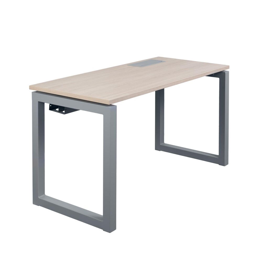 ESCRITORIO 120 CM MADERA-Y-METAL GRIS WORK