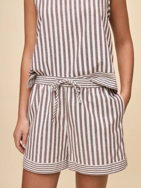 SHORT ALLIE MOTION CHOCOLATE