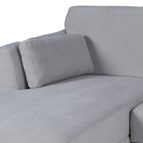 Rinconera Capri - Tela Microfibra - Chaise izquierdo Kruger 06-155 (Ceniza)