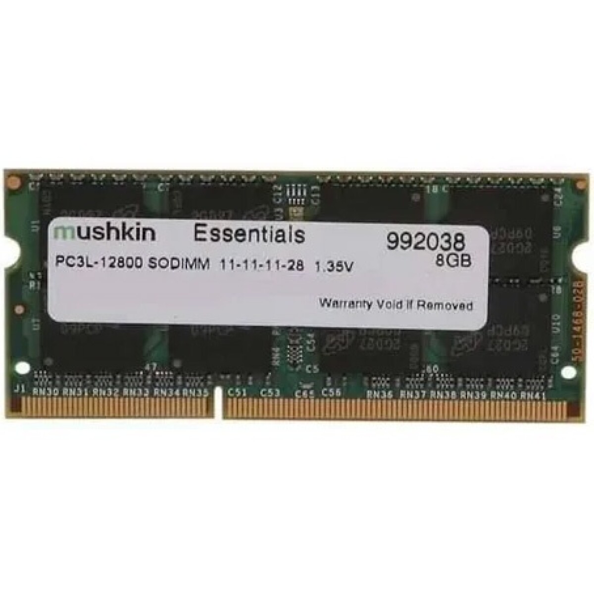 Memoria Mushkin DDR3 8GB 1600MHZ Sodimm 